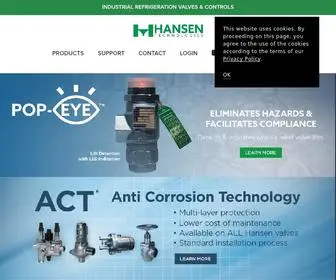 Hantech.com(Hansen Technologies) Screenshot