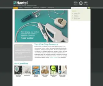 Hanteltech.com(Medical Device Design l Product Development l Manufacturing) Screenshot