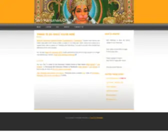 Hanuman.com(Shree Hanuman Online) Screenshot