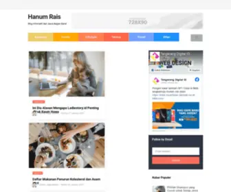 Hanumrais.com(Hanum Rais) Screenshot