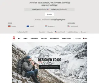 Hanwag.com(Mountaineering Boots) Screenshot