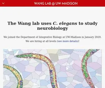 Hanwanglab.com(WANG LAB @ UW) Screenshot