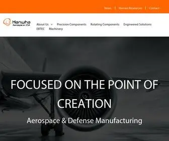 Hanwhaaerospaceusa.com(Hanwha Aerospace USA) Screenshot