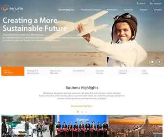 Hanwha.com(The hanwha business group) Screenshot