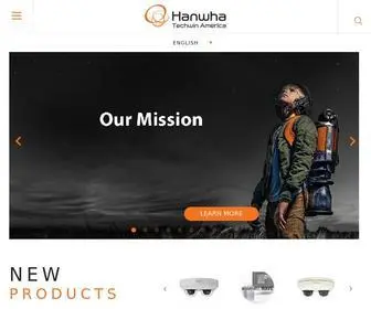 Hanwhasecurity.com(Hanwha Vision) Screenshot