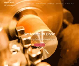 Hanzmanufacturing.com(CNC Machining Services) Screenshot