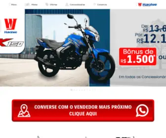 Haojuemotos.com.br(Haojue Motos) Screenshot