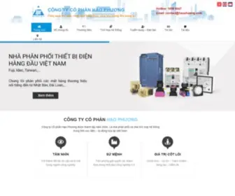 Haophuong.com(Hạo Phương là công ty phân phối các thiết bị điện công nghiệp) Screenshot