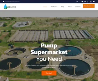 Haoshpump.com(Pump Supermarket) Screenshot