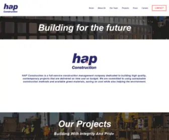 Hapconstruction.com(Your Site Title) Screenshot