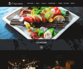 Hapaizakaya.com(Hapa Izakaya) Screenshot