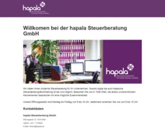 Hapala-Steuerberatung.at(Hapala steuerberatung GmbH) Screenshot