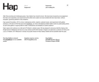 Hapgallery.com(Hap Gallery) Screenshot