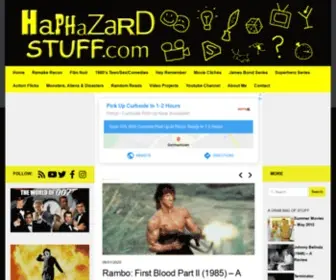 Haphazardstuff.com(Movie Reviews) Screenshot
