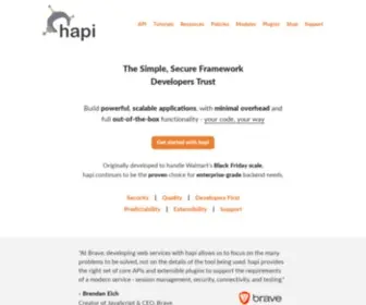 Hapijs.com(The simple) Screenshot