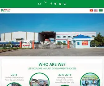 Haplast.vn(Biodegradable Plastic Bags Manufacturers) Screenshot