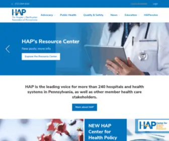 Haponline.org(The Hospital and Healthsystem Association of Pennsylvania) Screenshot