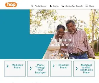 Hap.org(Affordable Michigan Health Insurance) Screenshot