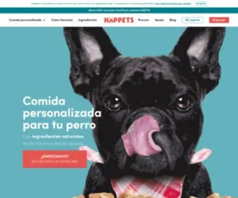 Happets.com(Comida para perros personalizada) Screenshot