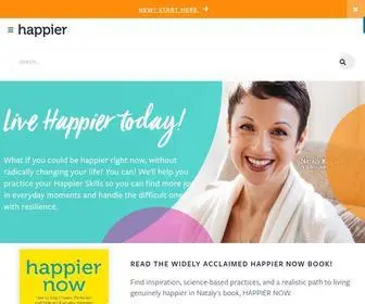 Happier.com(Science-based skills and daily practices for emotional health and Happier @ Work programs to help companies thriveHappier) Screenshot