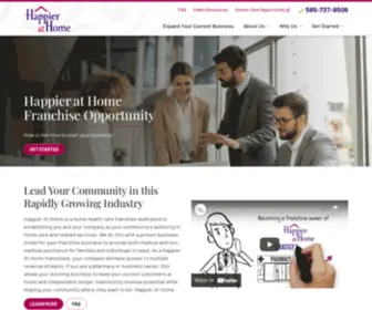 Happierathomefranchise.com(Happier at Home) Screenshot