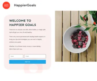 Happiergoals.com(Just another WordPress site) Screenshot