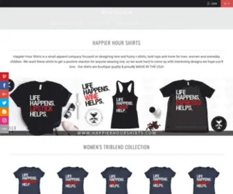 Happierhourshirts.com(Happier Hour Shirts) Screenshot