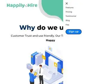 Happilyhire.com(Smart Applicant Tracking System) Screenshot