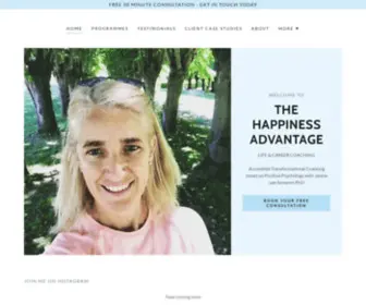 Happinessadvantage.co.uk(Janine van Someren & the Happiness Advantage) Screenshot