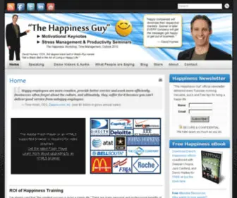 Happinessguy.com(Motivational Keynote Speaker) Screenshot