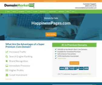 Happinesspages.com(Buy a Domain Name) Screenshot