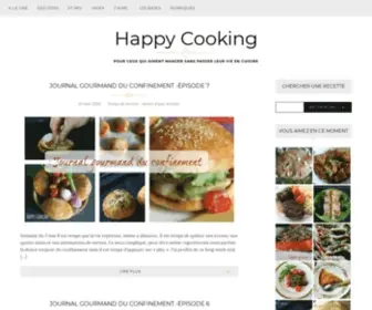 Happy-2-Cook.com(Pour ceux qui aiment manger sans passer leur vie en cuisine) Screenshot