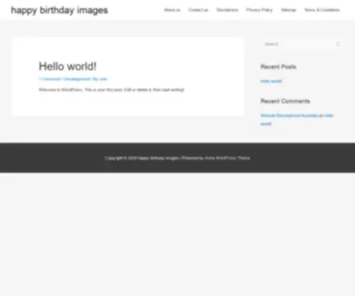 Happy-Birthday-Image.com(Just another WordPress site) Screenshot