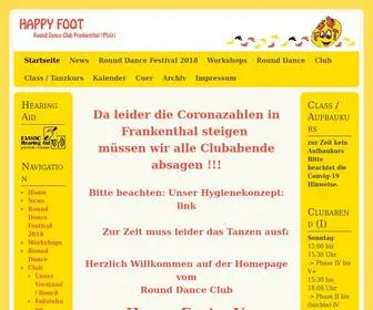 Happy-Foot.de(Round Dance Club Frankenthal (Pfalz)) Screenshot
