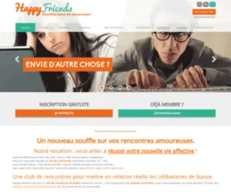 Happy-Friends.ch(Soirées rencontres entre célibataires) Screenshot