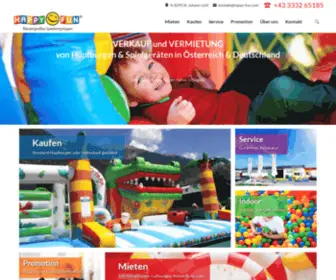 Happy-Fun.com(Hüpfburgen) Screenshot