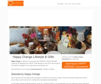 Happy-Orange.nl(Happy Orange voor Gifts) Screenshot