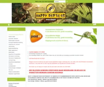 Happy-Reptiles.eu(Welkom bij Happy) Screenshot