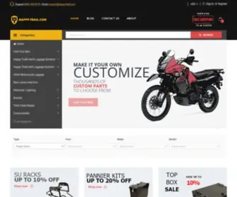 Happy-Trail.com(Happy Trails Adventure Motorcycle Gear) Screenshot