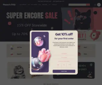 Happyandpolly.com(Happy & Polly Online Pet Store) Screenshot