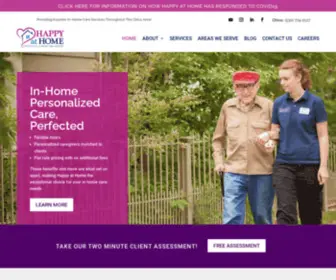 Happyathomecares.com(Personalized Care) Screenshot