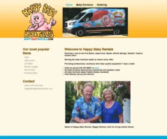 Happybabyrentals.com(Happy Baby Rentals) Screenshot