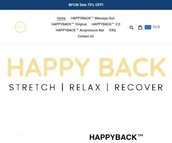 HappybackStore.com(Happy Back) Screenshot