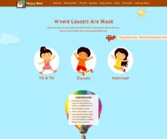 Happybeargroup.com(Happy Bear Preschool) Screenshot