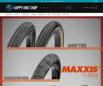Happybikeshop.com(Tienda BMX shop Barcelona Freestyle bikes with various brands) Screenshot