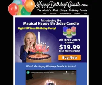 Happybirthdaycandle.com(Amazing) Screenshot