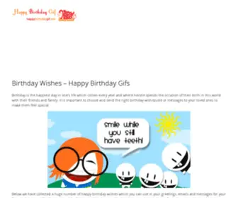 Happybirthdaygif.net(Happy Birthday) Screenshot