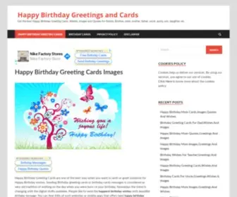 Happybirthdaygreetingcards.com(Happy Birthday Cards Images) Screenshot