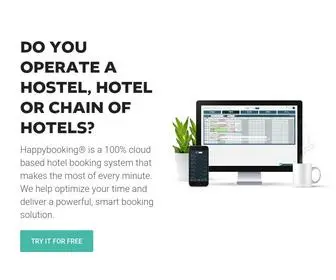 Happybooking.io(Booking system hotels) Screenshot