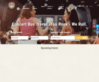 Happybus.co.uk(Event Bus Travel You Rock We Roll) Screenshot